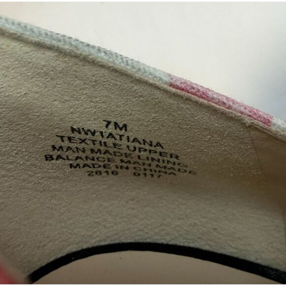 Nine West Tatiana Women's Size 7M Multicolor Floral Pointy Toe Black Heel Dress - Picture 11 of 14